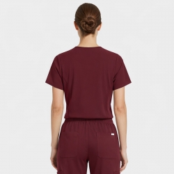 Медицинска туника TP3002 виненочервена