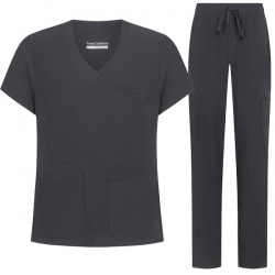Медицински комплект TP3004 туника и TP4003P панталон сив