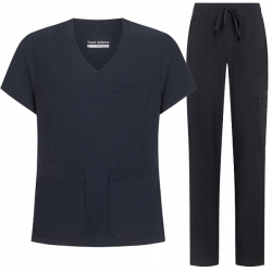 Медицински комплект TP3004 туника и TP4003P панталон черен
