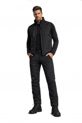 Комплект от 3 части REEFPAD SOFTSHELL елек, REVOLT SOFTSHELL панталон и блуза Pineta черна