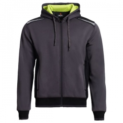 Суитшърт PRISMA 2.0 сив/зелен