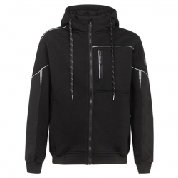 Суитшърт с цип DAYTONA Hoodie Черен цвят