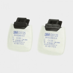 Прахов филтър, чифт 3M Secure Click D3125 P2 R
