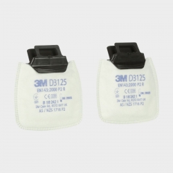 Прахов филтър, чифт 3M Secure Click D3125 P2 R