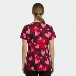 Медицинска туника MELINA принт Galaxy Hearts