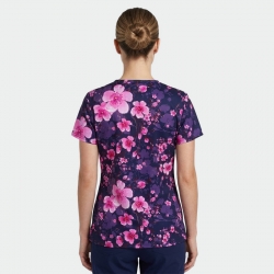 Медицинска туника MELINA принт Cherry Blossoms