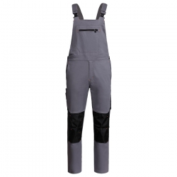 Работен полугащеризон MELBOURNE STRETCH сив/черен