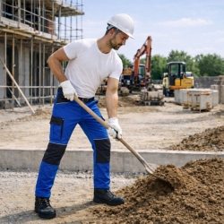 Летен работен панталон DAYTONA Trousers Кралско син цвят