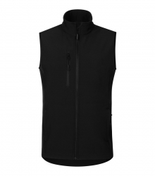 Работен мъжки софтшелен елек Trail568 черен