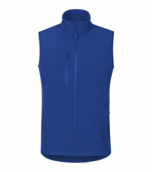 Работен мъжки софтшелен елек Trail568 кралско син цвят