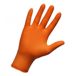Еднократни нитрилни ръкавици GOGRIP оранжеви 4бр.