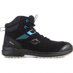 Високи работни обувки с бомбе NOIR HI S3S черни