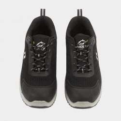 Ниски работни обувки с бомбе SHOW PRO S1PL Черен цвят