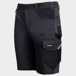 Работен къс панталон Kastor Stretch сиво/оранжев