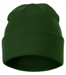 Работна зимна шапка Beanie315 тъмно зелена