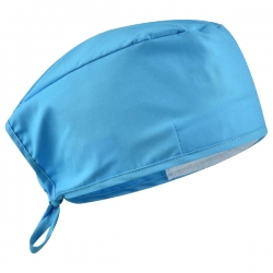 Хирургическа работна шапка | ADELINA | светло синя