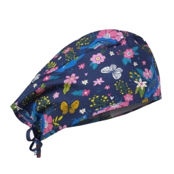 Медицинска шапка ADRIANA паун