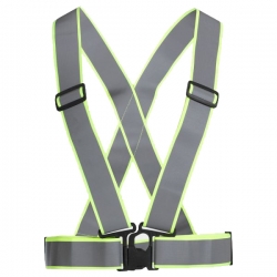 Светлоотразителен колан тип сбруя STENSO REFLECTIVE ELASTIC 2.0 HV YELLOW