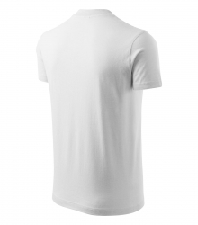 Работна унисекс тениска V-neck102 бяла