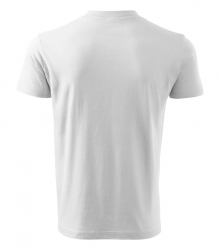 Работна унисекс тениска V-neck102 бяла