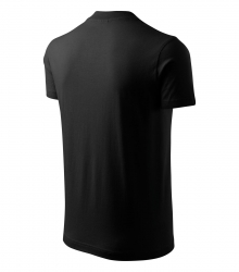 Работна унисекс тениска V-neck102 черна