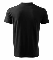 Работна унисекс тениска V-neck102 черна