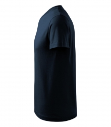 Работна унисекс тениска V-neck102 тъмно синя