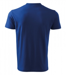 Работна унисекс тениска V-neck102 кралско синя
