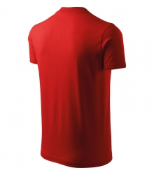 Работна унисекс тениска V-neck102 червена