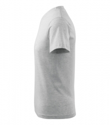 Работна унисекс тениска V-neck102 сив меланж