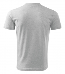 Работна унисекс тениска V-neck102 сив меланж