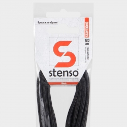 Връзки за обувки STENSO BLACK 140см
