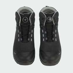 Високи работни обувки с бомбе DEFENDER FIT HI S3S Черен цвят
