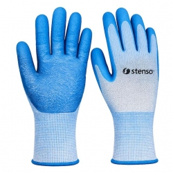 Работни ръкавици топени в латекс CATTLEY BLUE