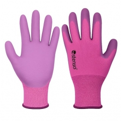 Работни ръкавици топени в латекс CATTLEY PURPLE