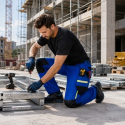 Летен работен панталон VECTOR Trousers Сив цвят