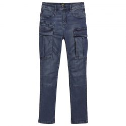Работни дънки STONE CARGO LIGHT Denim цвят