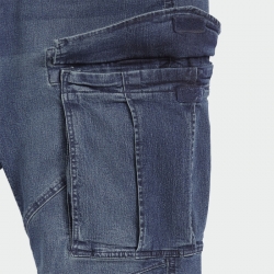 Работни дънки STONE CARGO LIGHT Denim цвят