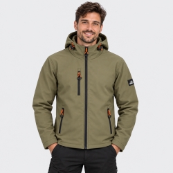 Зимно софтшел яке GRIN ICE Military Green